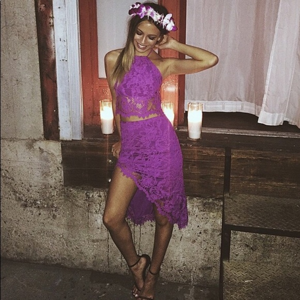 For Love & Lemons Orchid Maui Waui Set